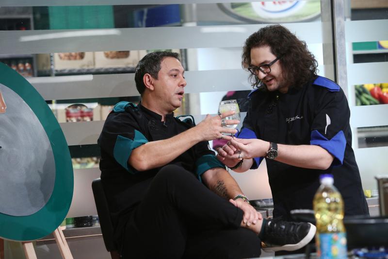 Sorin Bontea și Florin Dumitrescu la „Chefi la cuțite”