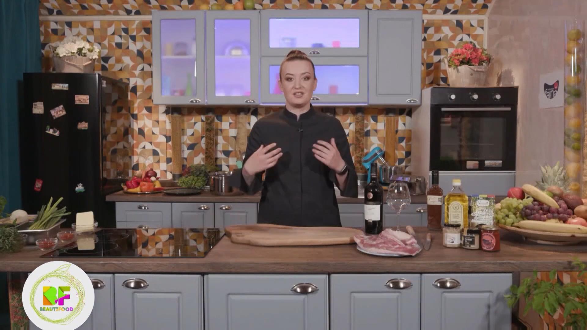 Roxana Blenche, plating de senzație pentru o tocăniță de porc cu ciuperci uscate, la BeautiFood, pe AntenaPlay
