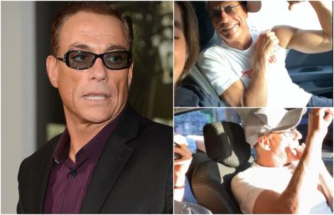 Jean-Claude Van Damme, distracție pe manele într-o mașină din România. Ce mișcări face și ce melodii a ascultat. Video
