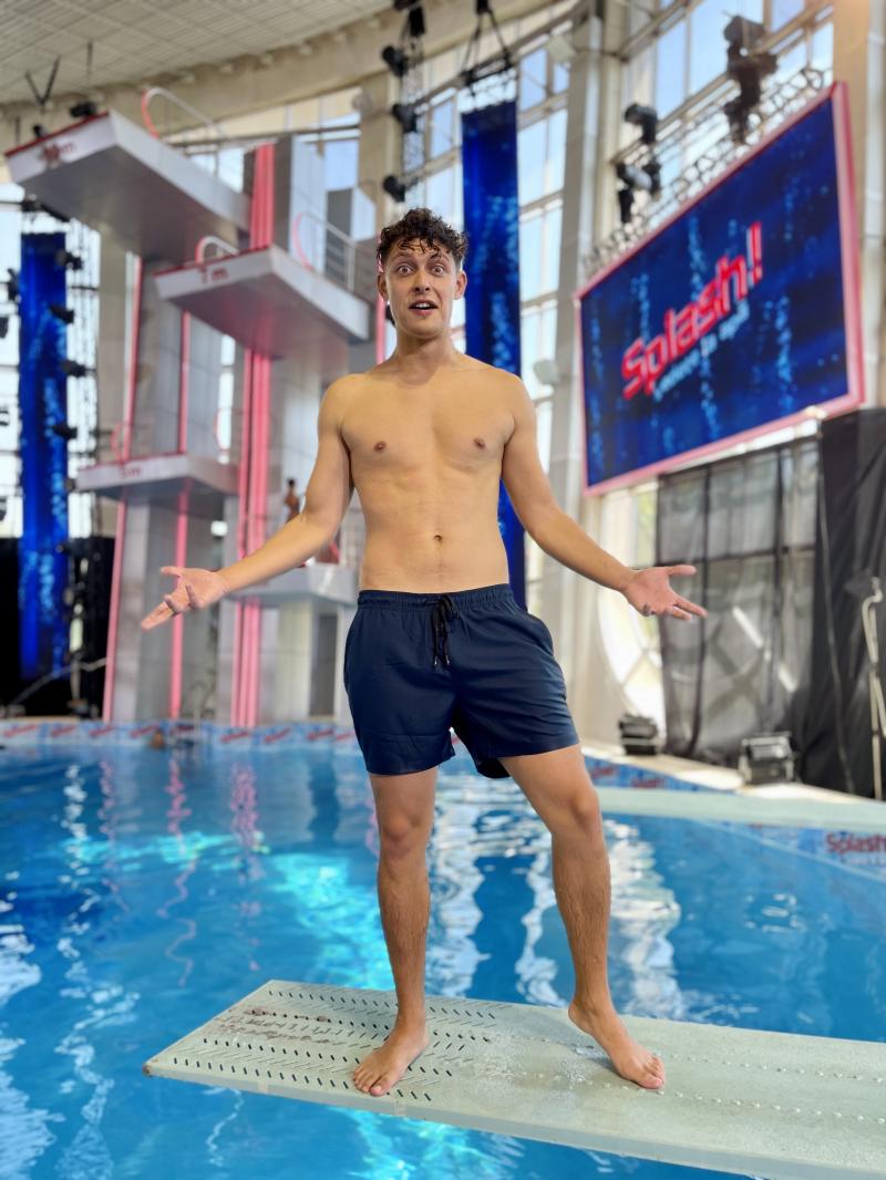 Sebastian Seredinschi la „Splash! Vedete la apă”