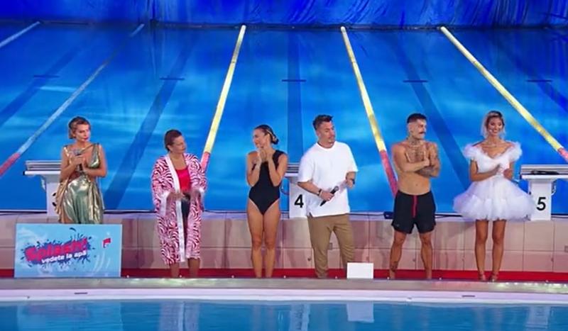 Concurenții și prezentatorii emisiunii „Splash! Vedete la apă”