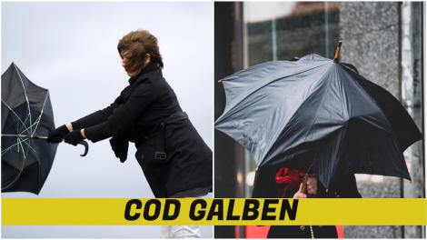 Alertă meteo! Cod galben de vreme rea în 22 de județe din țară. Până când este valabilă avertizarea meteorologilor