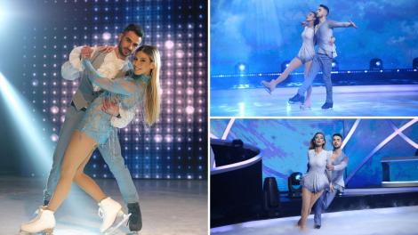 Dancing on Ice - Vis în doi, 19 martie 2022. Sore și Grațiano Dinu, dansul elegant pe care l-au prezentat juriului. Notele primite