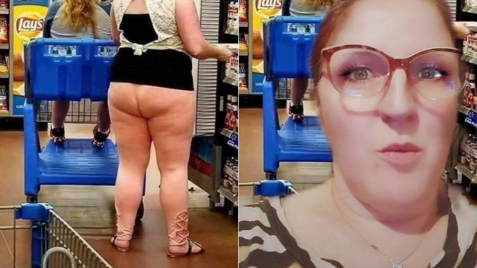 Iluzia optică ce i-a făcut pe toți cumpărătorii dintr-un supermarket să se uite de două ori la această femeie. Ce au observat