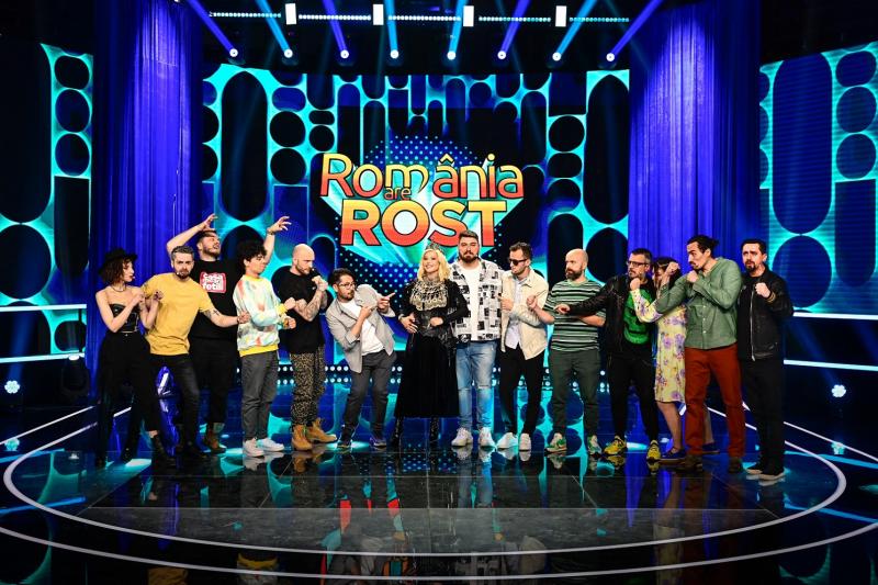 Echipele și prezentatorii emisiunii România are Roast, de la Antena 1
