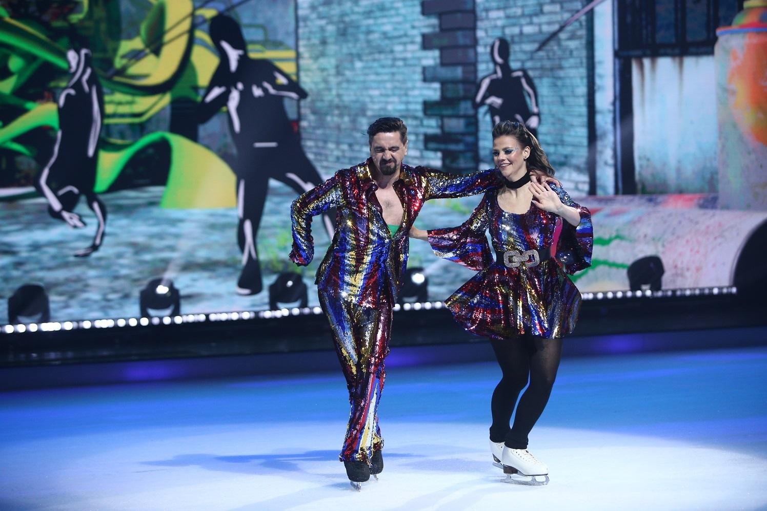 Cosmin Natanticu și Maria și-au încheiat parcursul în competiția Dancing on Ice – Vis în doi