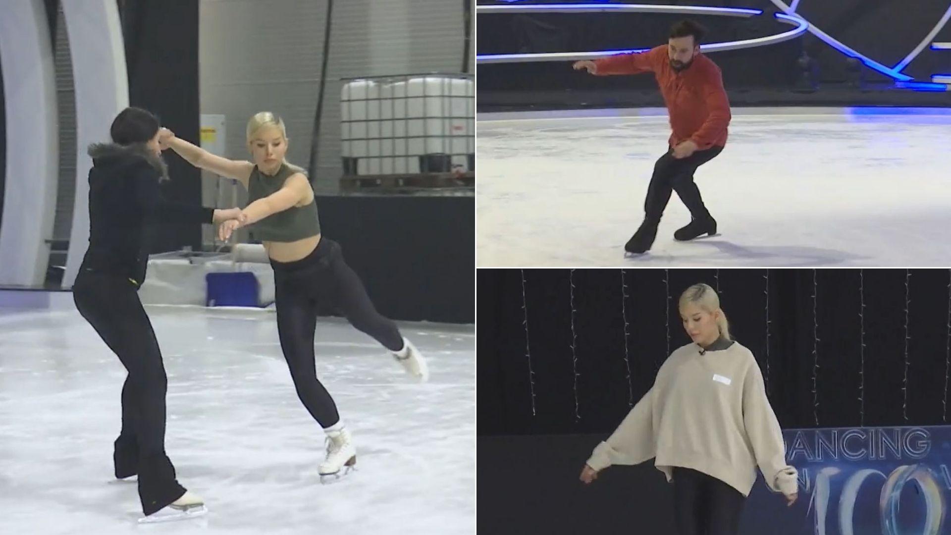 Dancing on Ice - Vis în doi 2022. Antrenamentele au fost dure pentru Carmen Grebenișan și Oase. Cum s-au descurcat vedetele