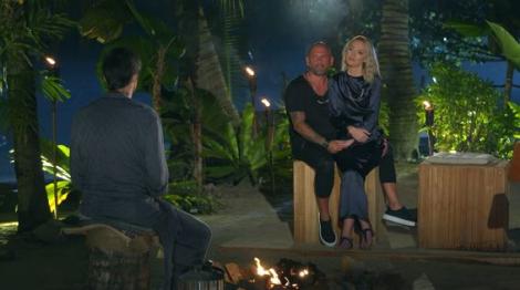 Aseară, la Antena 1, Katy şi Ionuţ au părăsit Insula Iubirii. Ultima ceremonie a focului continuă luni, la Antena 1