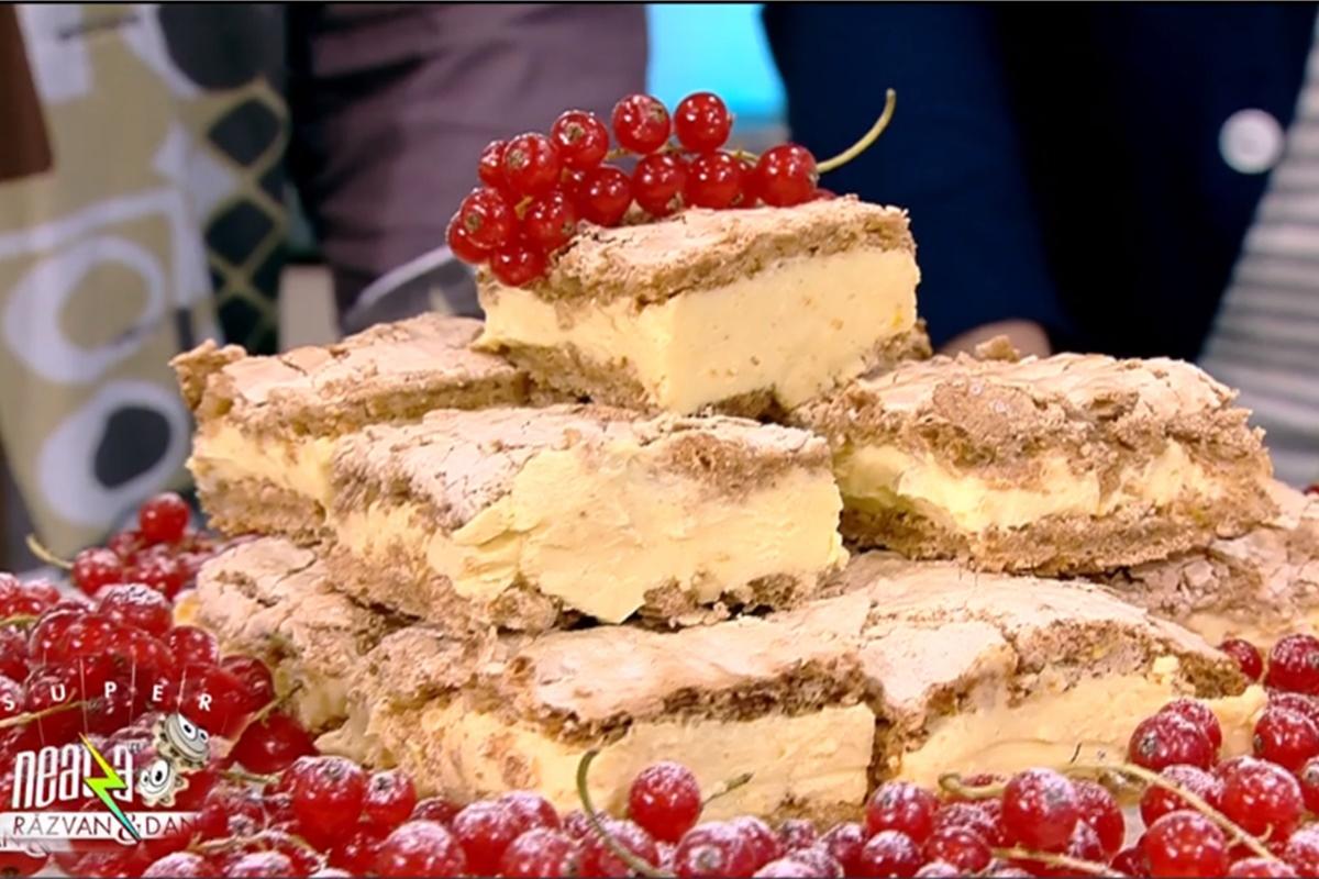 Prăjitură Fresh Esterhazy. Rețeta lui Vlăduț la Super Neatza, 15 iulie