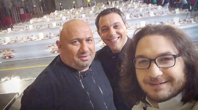 Cătălin Scărlătescu, Sorin Bontea și Florin Dumitrescu la Chefi la cuțite
