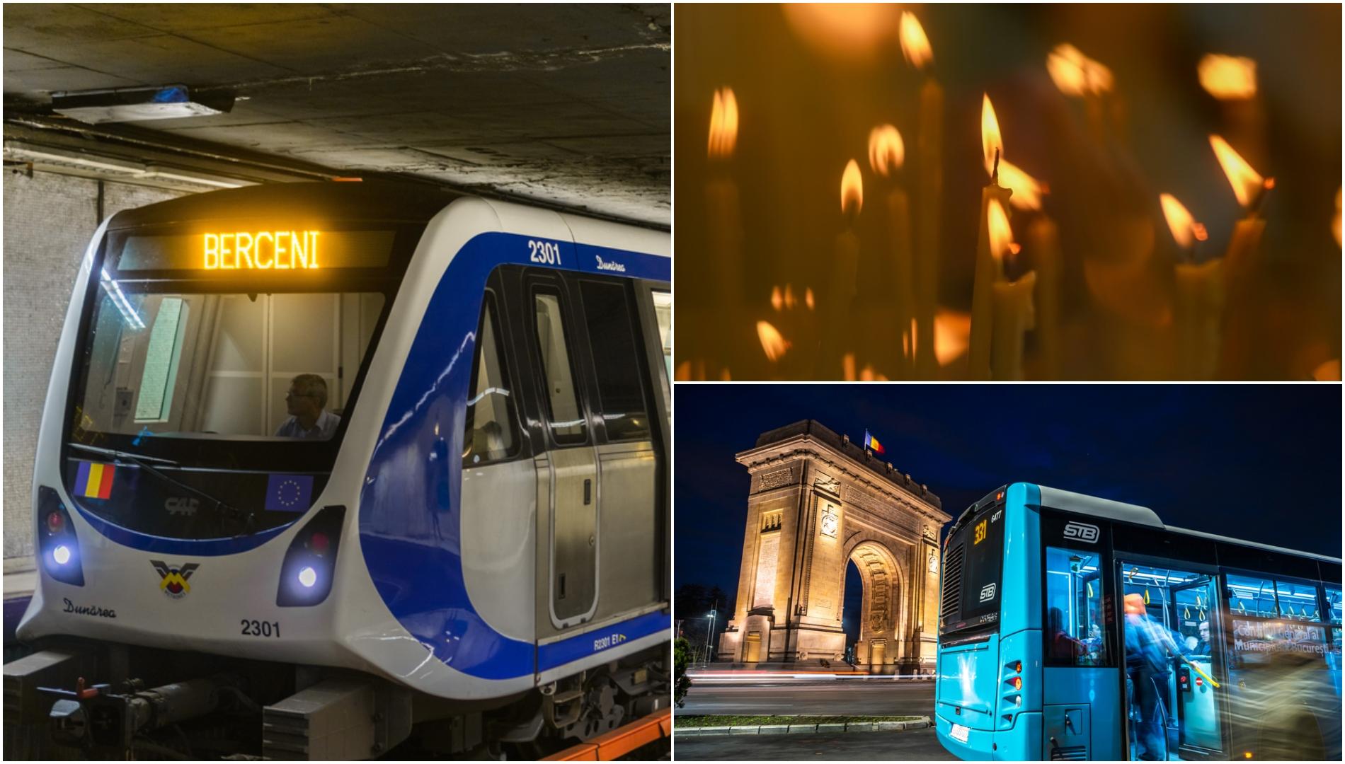 Cum circulă metroul și autobuzele de Paște 2024. Programul anunțat de Metrorex și STB pentru noaptea de Înviere|EpicNews