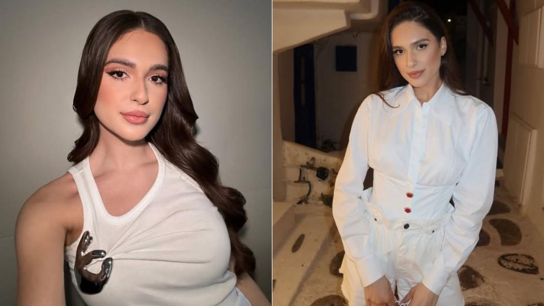 Cât a costat rochia pe care a purtat-o Elena Hagi la botezul fiului său, Giorgios. Ținuta nu e pentru toate buzunarele