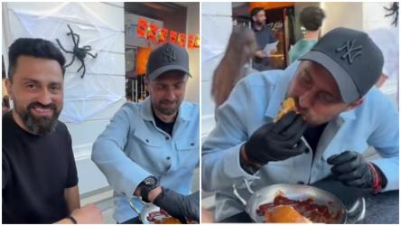 Gabi Tamaș, reacție spontană după ce a gustat burgerul făcut de Chef Orlando Zaharia. Ce provocare a primit fotbalistul: „Gata!”