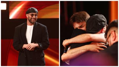 Reîntâlnire cu lacrimi și emoții la The Ticket: Mihai Bendeac, față în față cu un fost concurent căruia i-a schimbat destinul