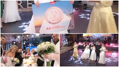 Finala sezonului 12 Mireasa. Cine sunt câștigătorii Marelui Premiu în valoare de 40.000 euro. Ei sunt mirii sezonului