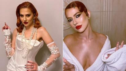 Lidia Buble, aproape de nerecunoscut. Cum a fost surprinsă artista la plimbare prin București la brațul iubitului său