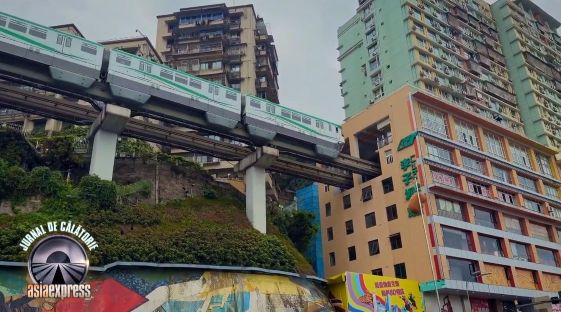 Tren din Chongqing, la Asia Express