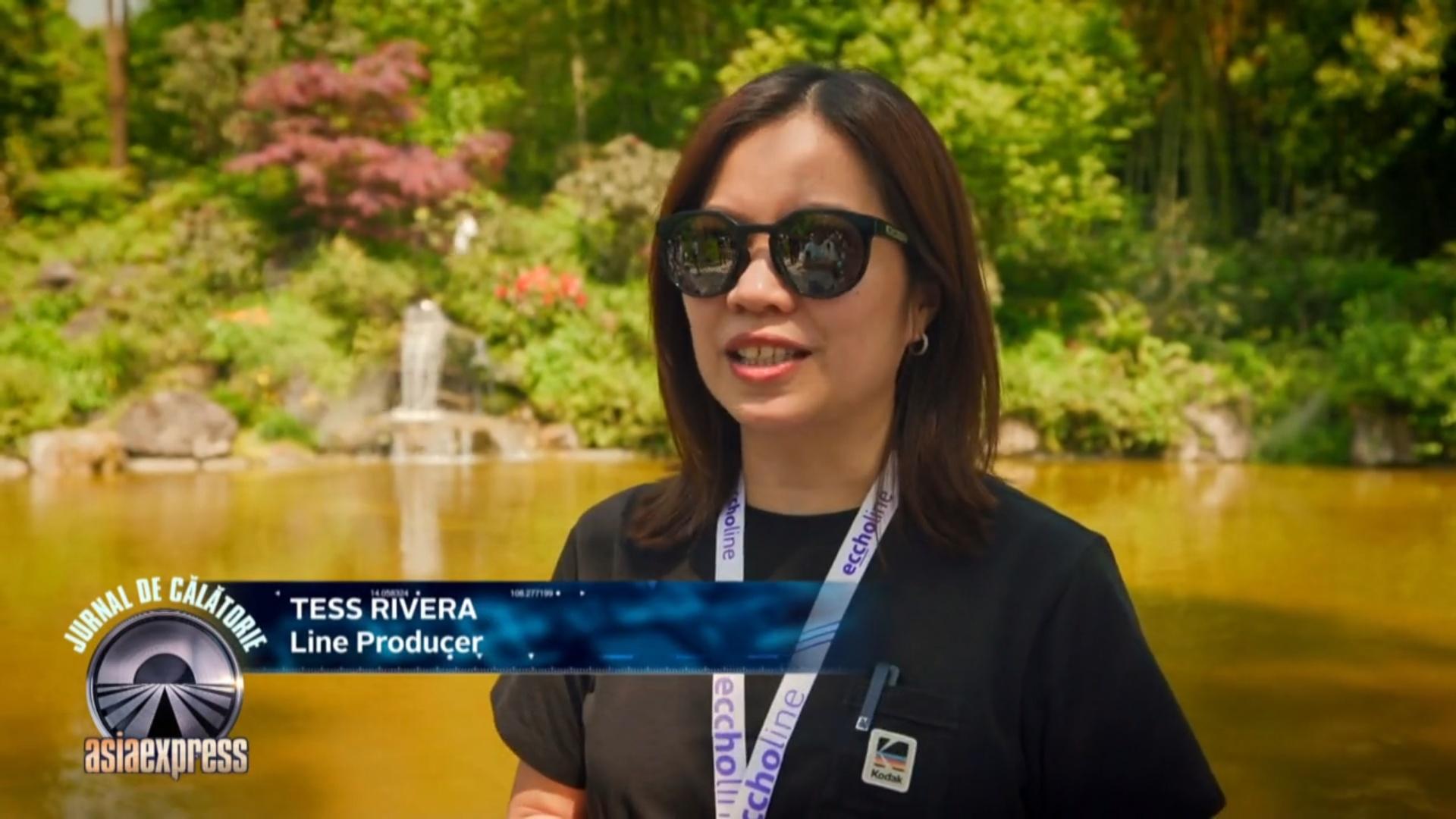 Tess Rivera, Line Producer la Asia Express