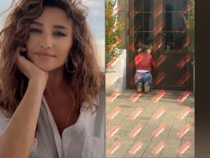 Claudia Pătrășcanu, în lacrimi și în genunchi în fața unei biserici închise! Artista îl imploră pe Dumnezeu să-și revadă copiii