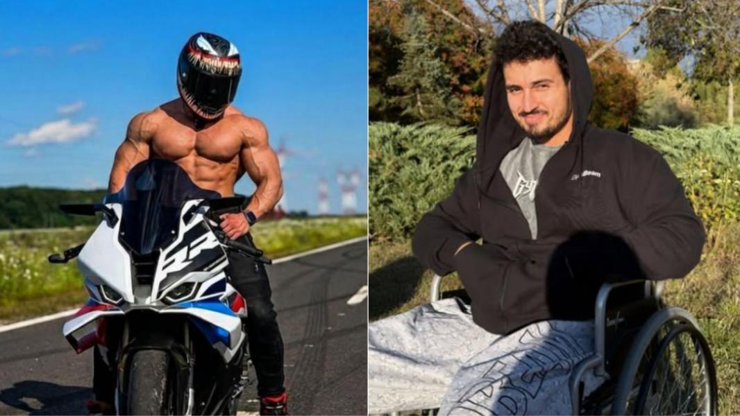 Andrei Bordeianu a fost externat din spital, dar se deplasează în scaun cu rotile. De ce nu are voie încă să se ridice