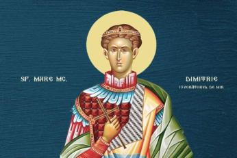 Ce înseamnă, de fapt, „Izvorâtorul de Mir”. Povestea mai puțin cunoscută a Sfântului Dimitrie, sărbătorit pe 26 octombrie