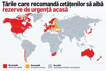 Din Europa până în Asia, tot mai multe țări le cer oamenilor să facă rezerve de urgență. Pentru ce se pregătesc
