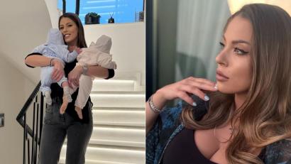 Roxana Nemeș și soțul ei și-au botezat gemenii. Cine au fost nașii și cum a arătat petrecerea