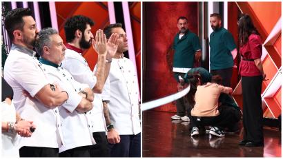 Chefi la cuțite, 15 aprilie 2026. O nouă eliminare în echipa verde. De ce s-a enervat chef Richard Abou Zaki