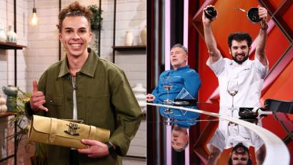 Chefi la cuțite, lider de audiență. Alexandru Szabo a luat cuțitul de aur din partea lui Chef Ștefan