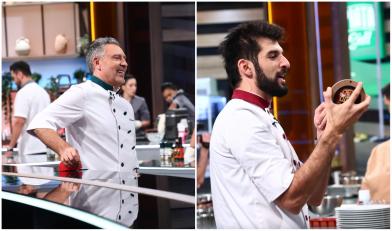 Chefi la cuțite, 22 aprilie 2026. Chef Alexandru Sautner a folosit o amuletă, urmat apoi de Chef Richard Abou Zaki