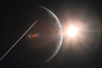 NASA a dezvăluit primele imagini din misiunea Artemis II. Cum arată când Luna eclipsează Soarele
