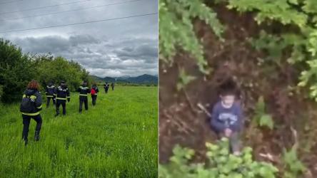 Primul răsfăț al băiețelului pierdut și căutat de autoritățile din Sibiu. Ce a mâncat micuțul după ce a fost salvat