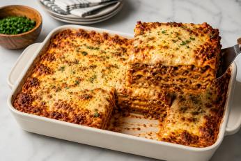 Rețeta clasică de lasagna, cu ragu bogat și sos bechamel fin, inspirată din bucătăria italiană