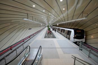 Imagini cu tunelul prăbușit la metroul din București. Ce s-a întâmplat cu circulația trenurilor