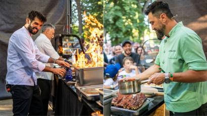 Chefii vin la Summer Well cu cele mai savuroase gustări de festival. Prima întâlnire cu publicul la standul Chefi la cuțite