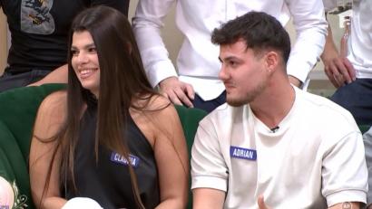 Mireasa, sezon 14. Claudia și Adrian sunt oficial într-o cunoaștere: „Mă simt foarte bine în prezența ei”