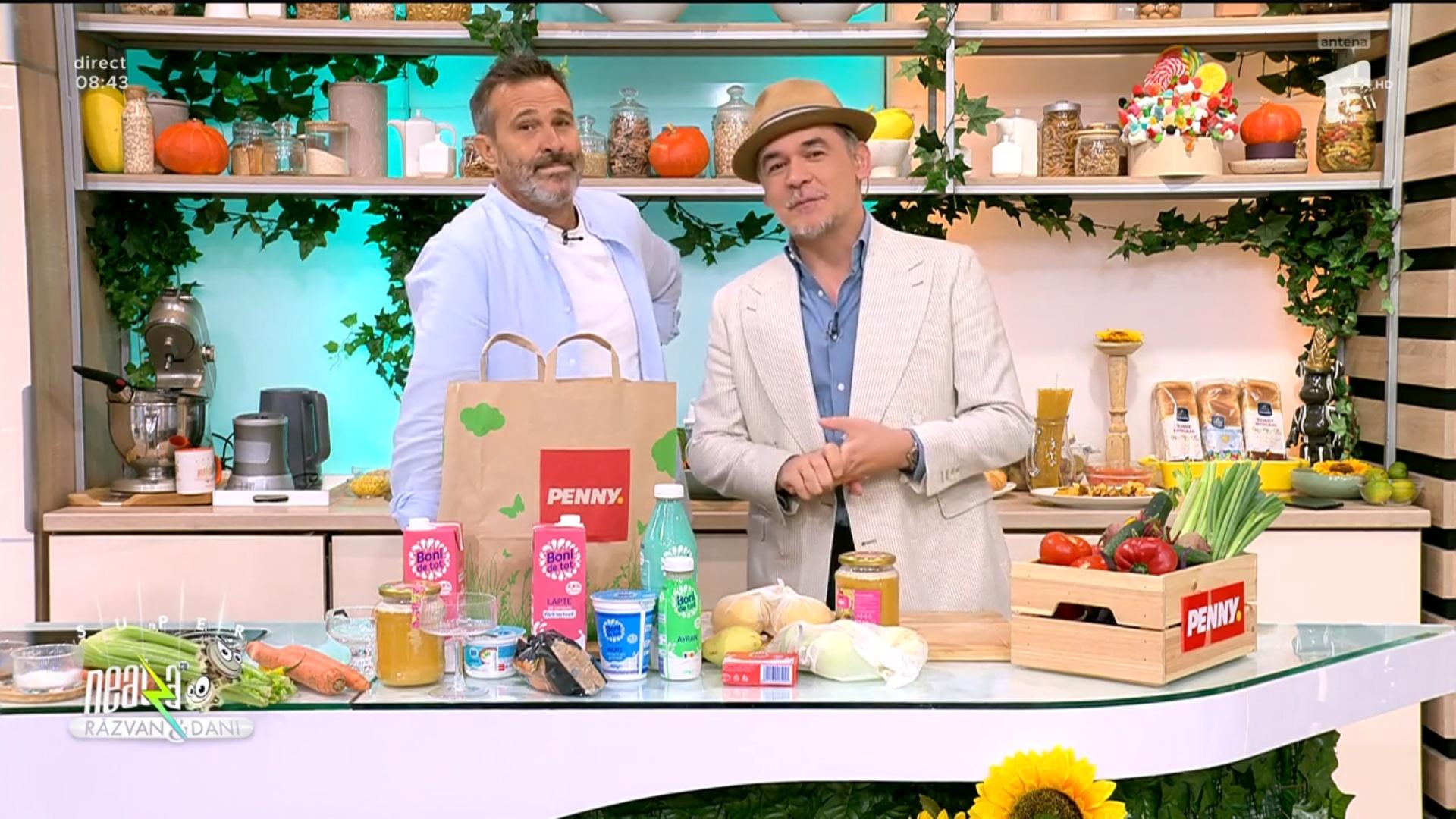 Chef Nicolai Tand și Răzvan Simion la emisiunea Neatza