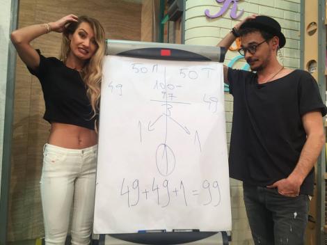 O problemă de matematică le dă mari bătăi de cap lui Răzvan şi Dani!