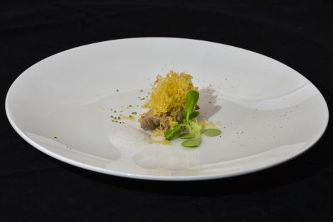 Mousse din ficat de pui cu foie gras – pregătit de Alexandru Iacob