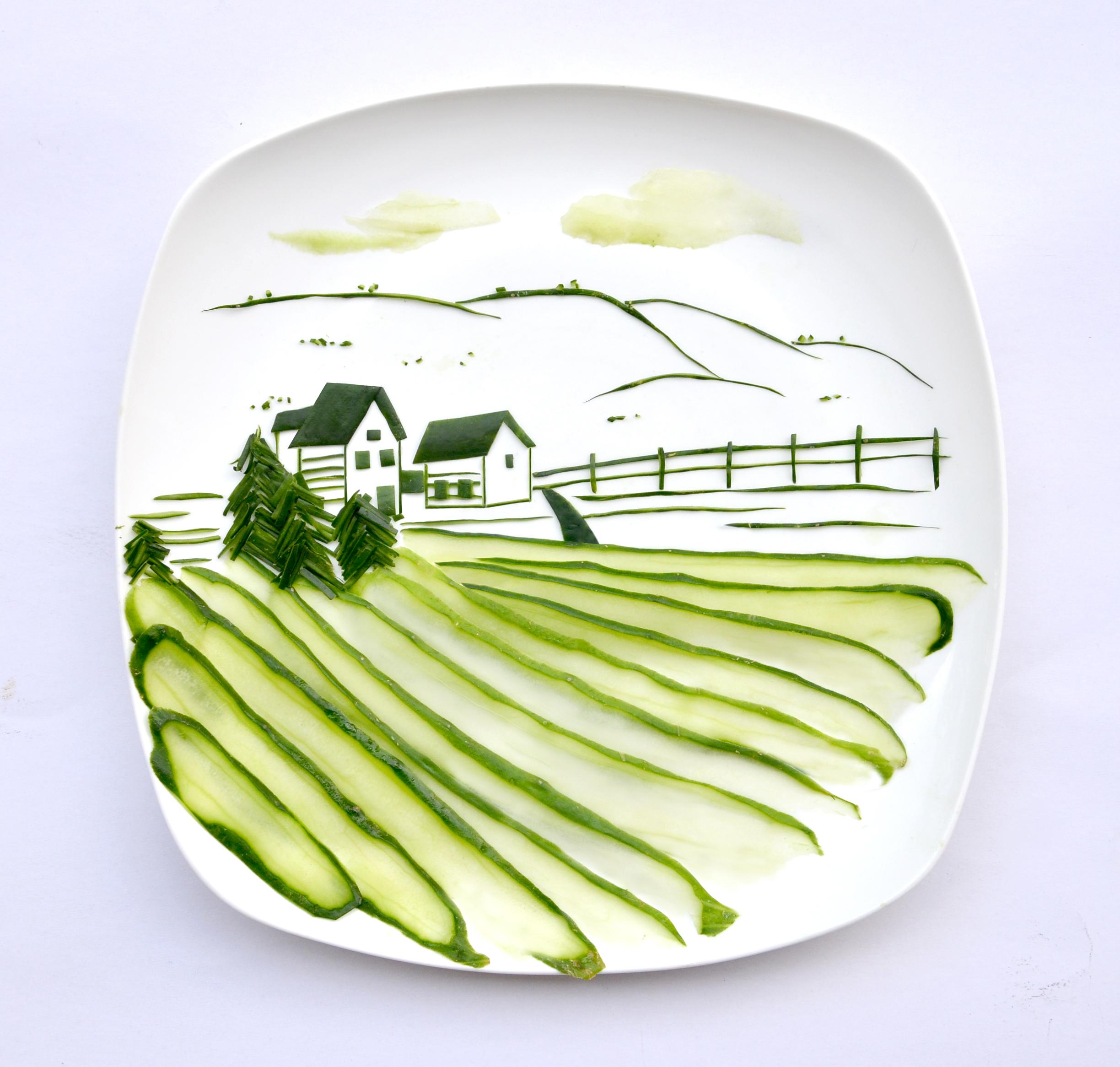 Съедобные тарелки. Хонг Йи художник. Фуд-арт от художницы Хонг Йи (Hong yi). Креативные тарелки для еды. Тарелка с едой.