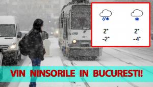 E oficial: Vin ninsorile în București! Meteorologii ACCUWEATHER anunță data exactă când vine iarna