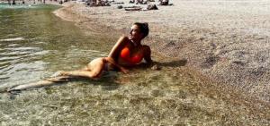 FOTO. Jaqueline Cristian, imagini fabuloase în costum de baie