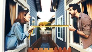 Distanța minimă față de limita de proprietate, în cazul construcțiilor noi. Ce se întâmplă dacă nu există ferestre sau uşi