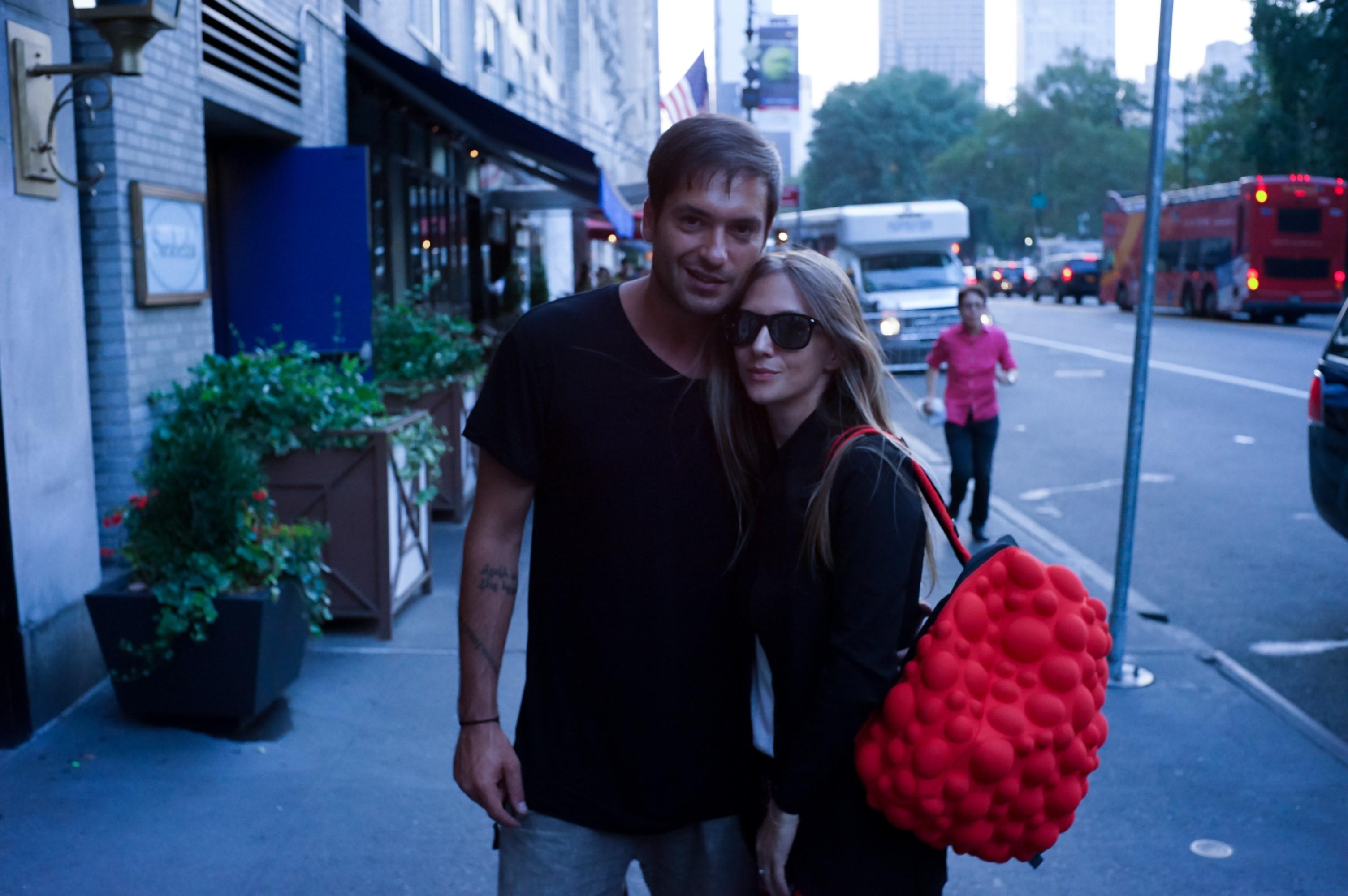 Adela Popescu și Radu Vâlcan - luna de miere la New York
