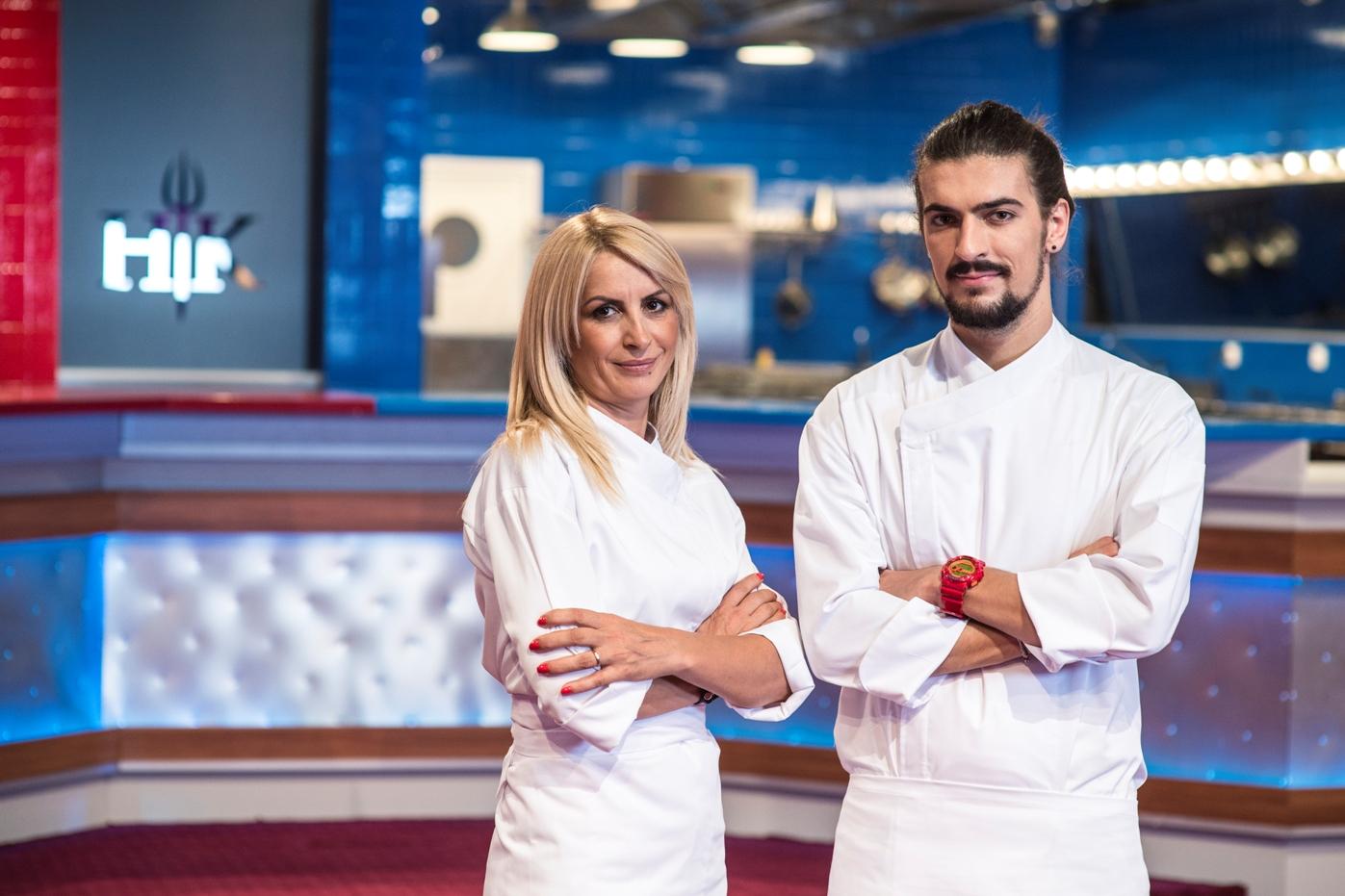 Mimi Nicolae și Alex Petricean sunt sous chefi în bucătăria Hell's Kitchen - Iadul Bucătarilor