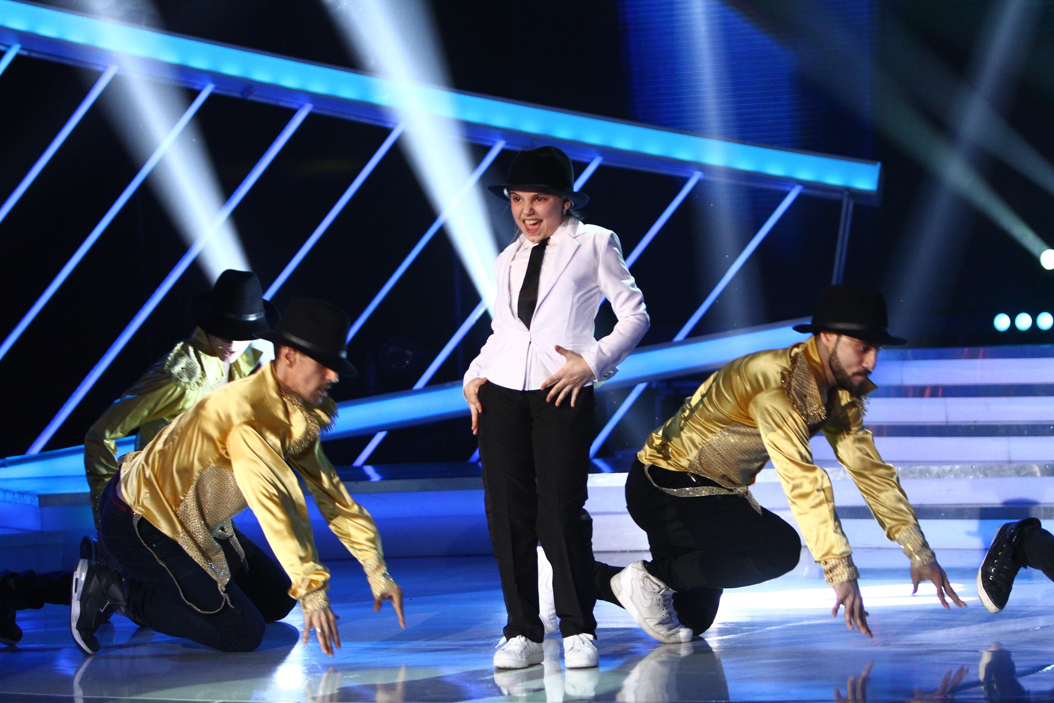 Michael Jackson parcă a fost la „Next Star”! Ionela Țăruș a dansat exact ca megastarul muzicii pop!
