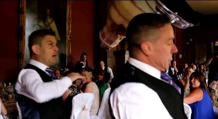 Video VIRAL! Reacţia unei mirese după ce chelnerii scapă tortul pe jos, la nuntă
