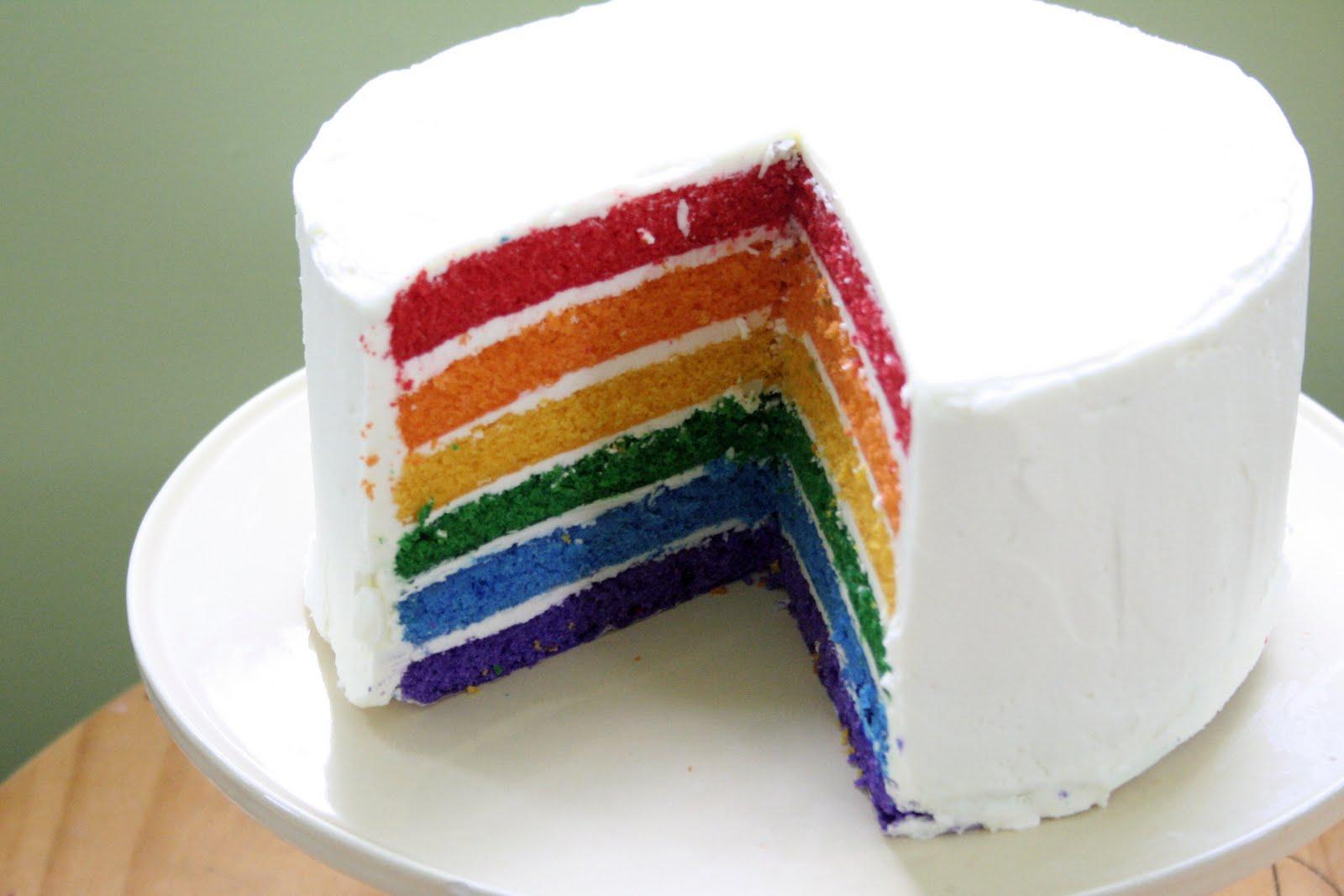 Tortul curcubeu, o idee pentru o aniversare colorată