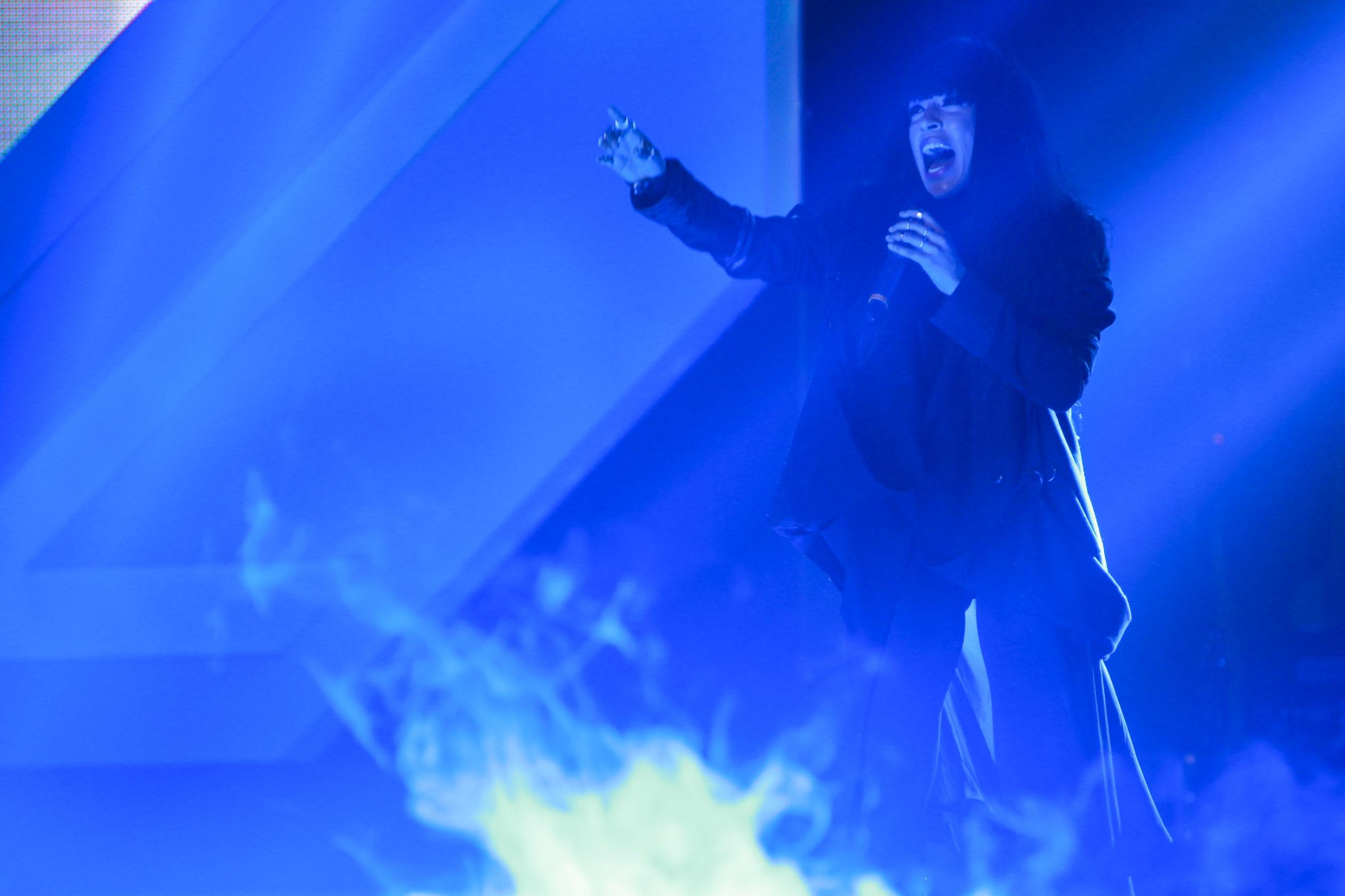 Loreen pe scena X Factor