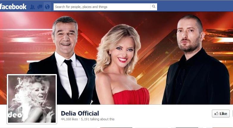 Delia are cover photo nou pe pagina oficiala de Facebook